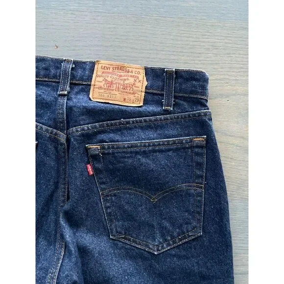 Vintage Levi's 505 Made In USA 35 X 29 Dark‎ Wash
